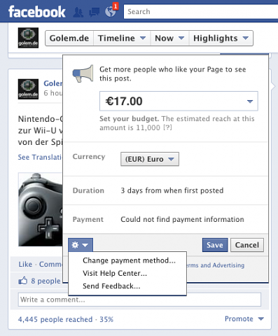 Informationen zur Dauer